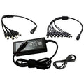 UpBright New Global 4-Way + 8-Way Splitter AC /DC Adapter For Q-SEE QSS1250A 5Amp 12VDC Surveillance Security Camera CCTV 1 to 4 / 8 12V 5A Power Supply Cord Cable Charger Mains PSU