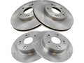 Front and Rear Brake Rotor - Set of 4 - 5-Lug - Compatible with 2008 - 2012 Honda Accord 2009 2010 2011