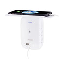 Philips 6-Outlet Surge Protector Tap with Device Shelf, 450J, 2 USB, White ¨C SPS6024WA