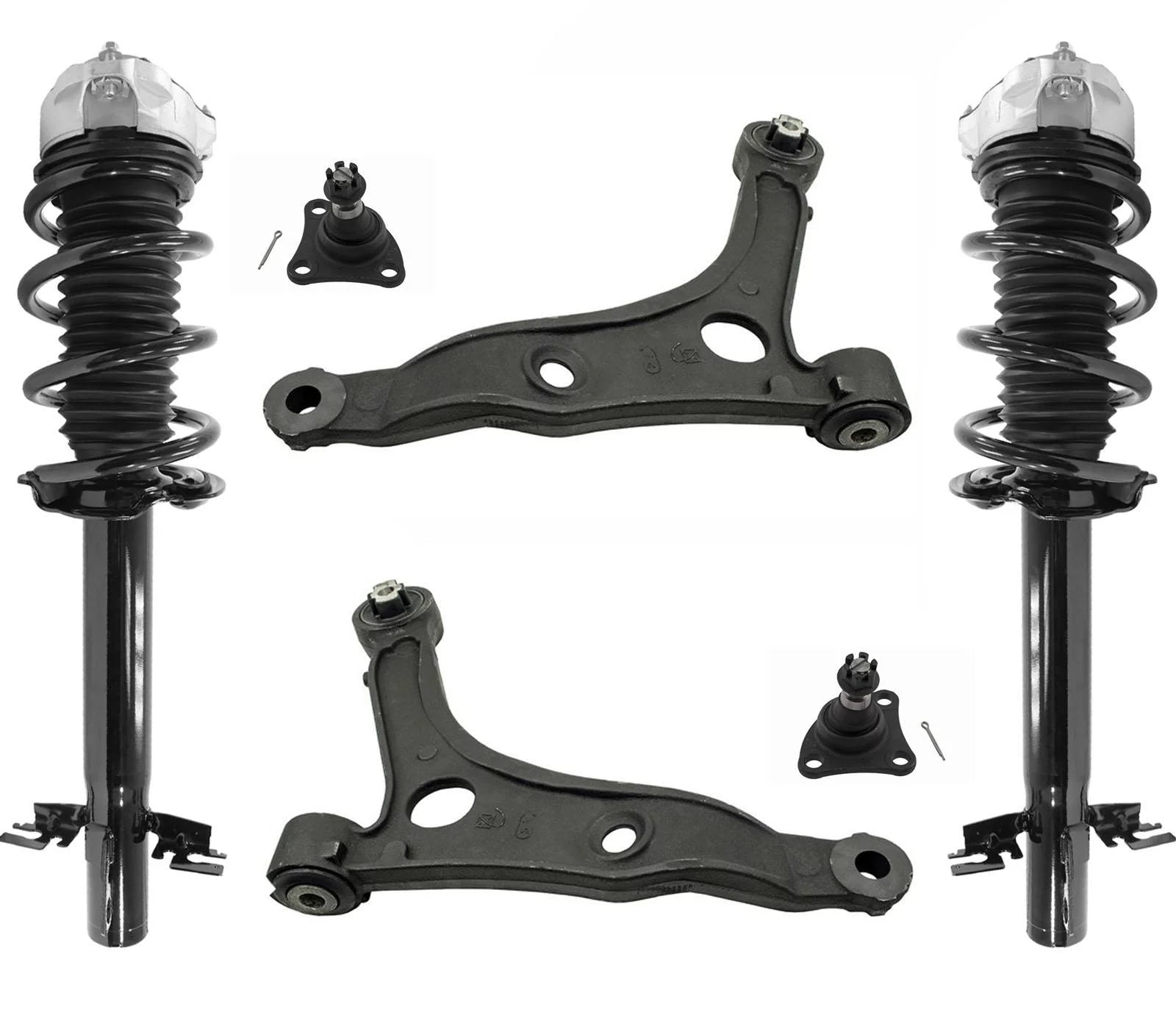 Front Complete Struts Control Arms for Ram Promaster 1500 2500 3500 2014-2022