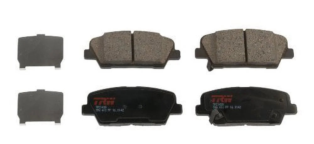 TRW TPC1439 Premium Ceramic Rear Disc Brake Pad Set Fits select: 2011-2013 KIA SORENTO, 2014 KIA SORENTO LX