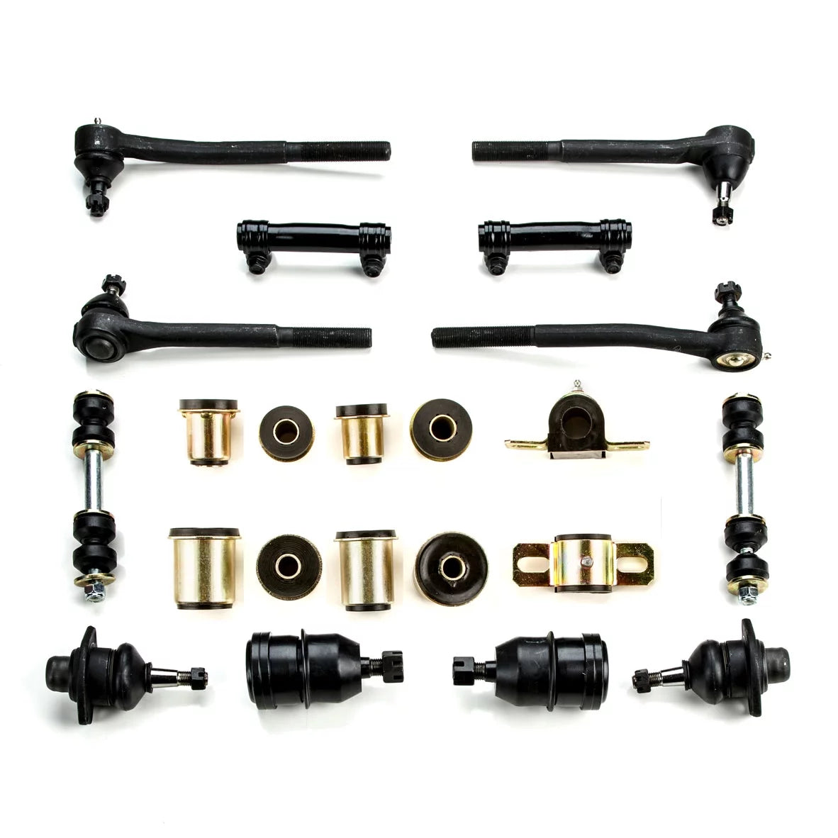 Black Polyurethane Front End Suspension Rebuild Kit Fits 1975 - 1979 Chevrolet Camaro