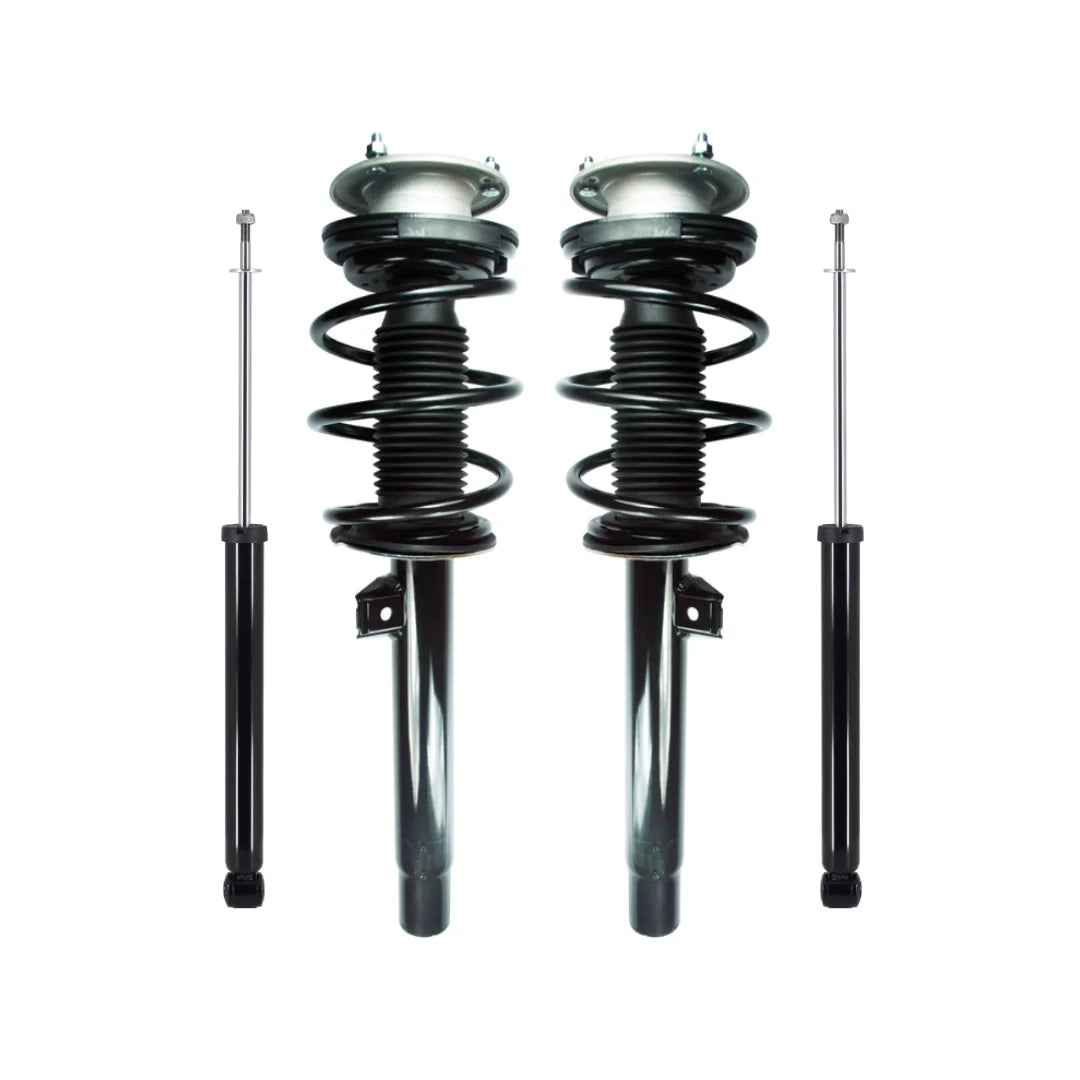 Set of 4 Front Quick Strut-Coil Spring-Rear Shock For 2001-2006 BMW 330Ci E46