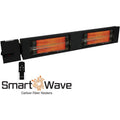 43 in. Double Carbon Lamp 240V, 3000W with Remote RK Radiant Heater, Black
