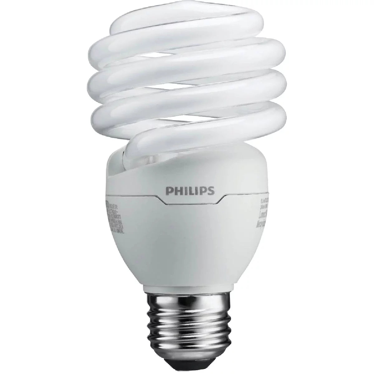 Philips LED Energy Saver Compact Fluorescent T2 Twister (A21 Replacement) Household Light Bulb: 6500-Kelvin, 23-Watt (100-Watt Equivalent)