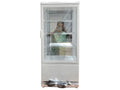 2.7 cuft 36 Tall  1-Door Commercial Refrigerator Glass Door 4 Sided Glass all direction Merchandiser Display Cooler Case Fridge NSF 110V, RT-78L