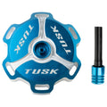 Tusk Billet Aluminum Gas Cap Blue Machined For Yamaha WR250F 2001-2002