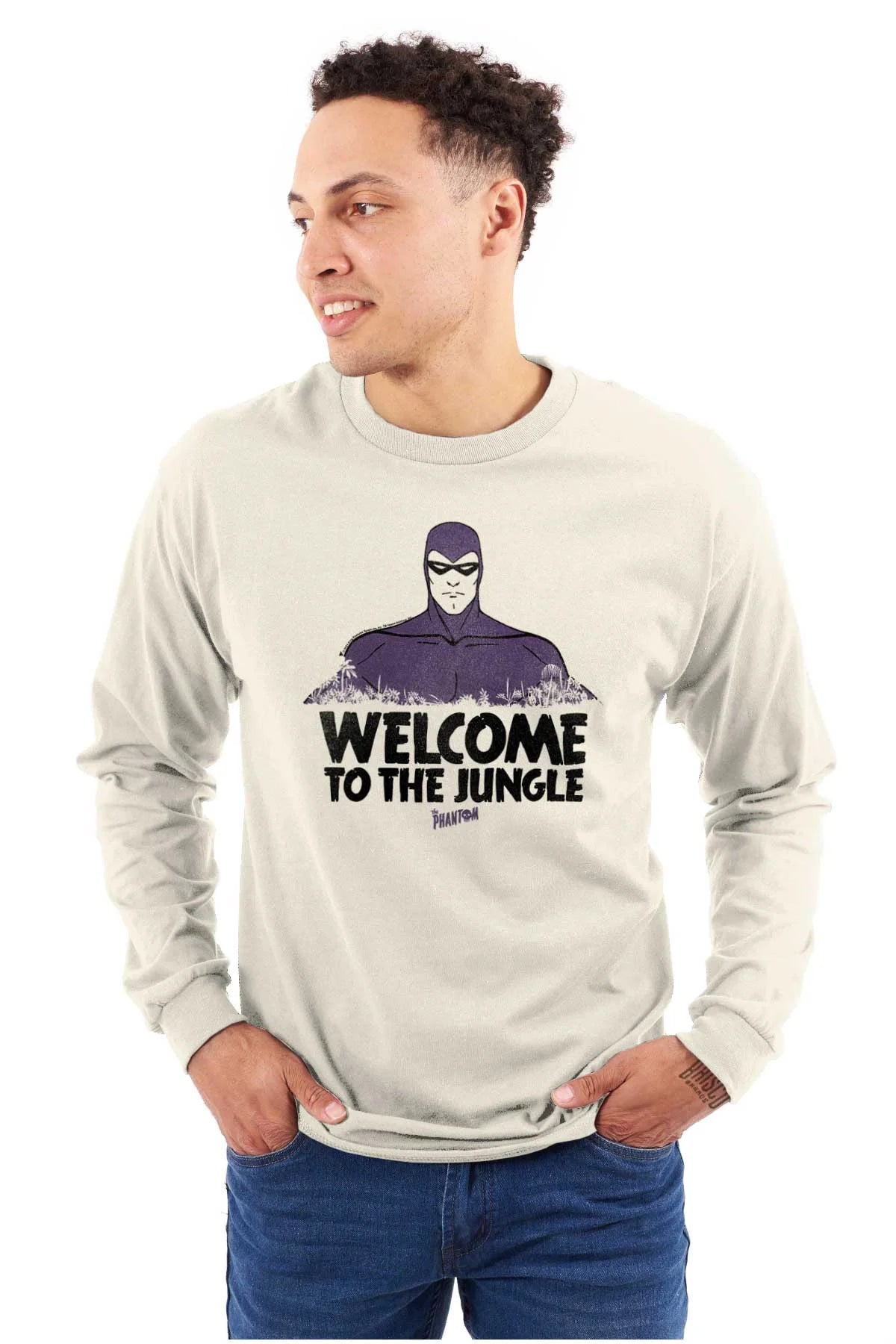 the Phantom Welcome to the Jungle Long Sleeve TShirt Men Women Brisco Brands L