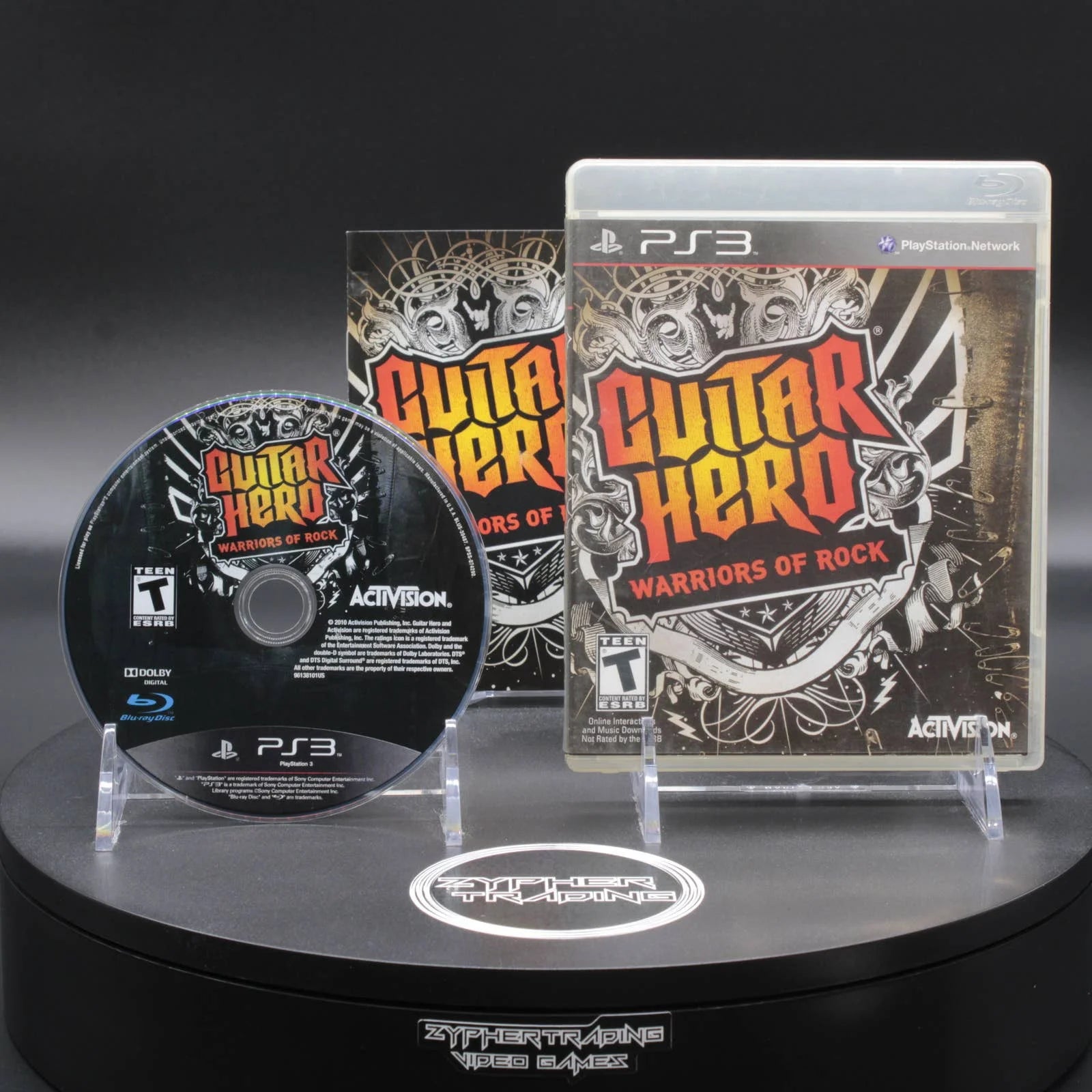 Guitar Hero: Warriors of Rock | Sony PlayStation 3 | PS3 | 2010 | Tested