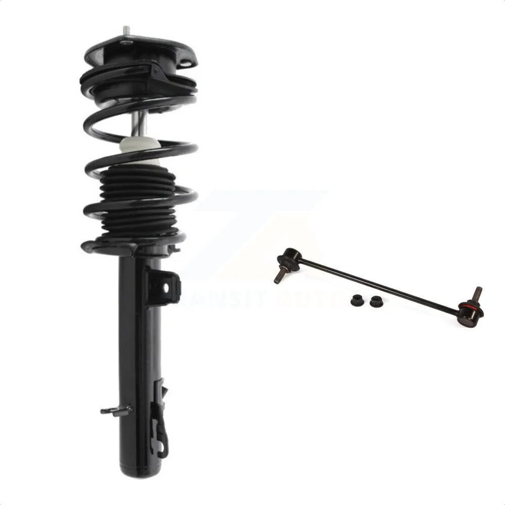 Transit Auto - Front Right (Passenger) Complete Shock Assembly And TOR Link Kit For Mini Cooper 07-08 Excludes Convertible Wagon JCW Models; 09-15 Coupe Models KSS-105088