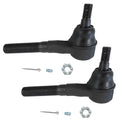 Detroit Axle - Front 2pc Tie Rods for RWD 00-02 Dodge Ram 2500 3500, 2 Outer Tie Rods 2000 2001 2002 Replacement