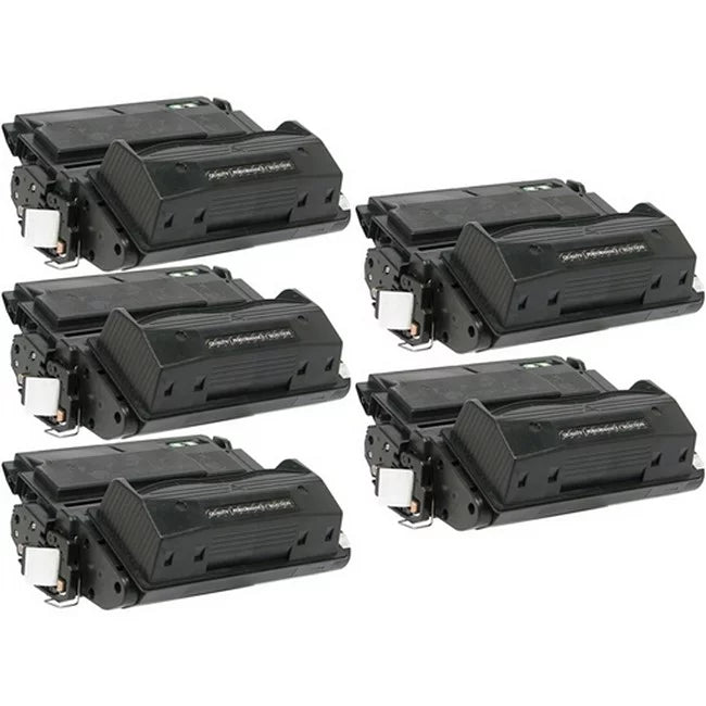 PrinterDash Compatible MICR Replacement for LaserJet 4345/4345X/4345XM/M4345X/M4345XM/M4345XS-MFP High Yield Toner Cartridge (5/PK-20000 Page Yield) (NO. 45X) (Q5945X_5PK)