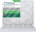 Filterbuy 16x22x1 MERV 8 Pleated HVAC AC Furnace Air Filters (4-Pack)