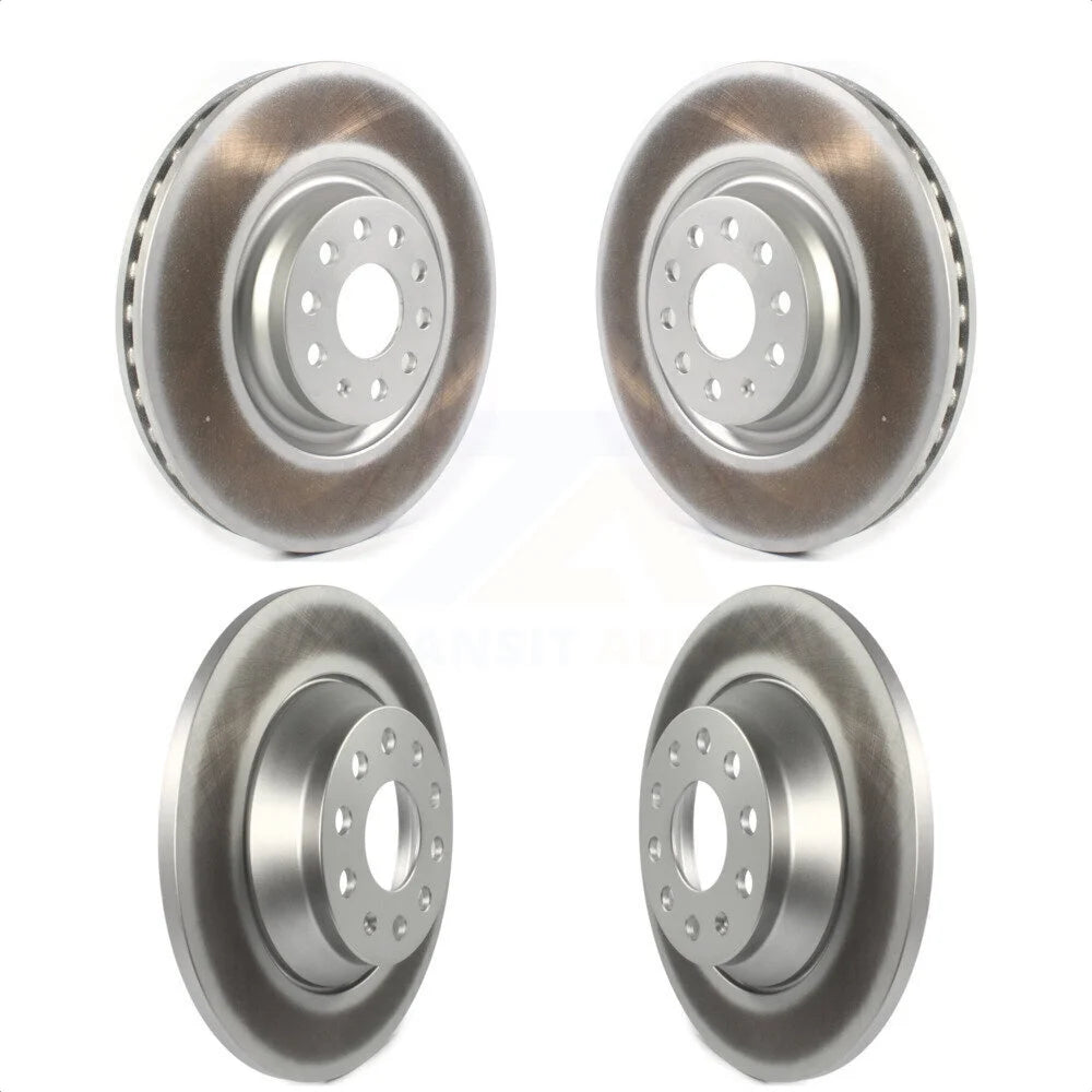 Front Rear Coated Disc Brake Rotors Kit For Volkswagen Tiguan Jetta KG-101279