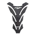 BFY Motorcycle Fuel Gas Fairings Body Oil Tank Protective 3D Fish Bone Sticker for Yamaha YZF R1, White