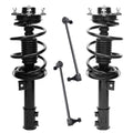 Detroit Axle - Front Struts Sway Bars for 2.4L 2011 Hyundai Sonata [w/o Sport Suspension; NOT Fit Hybrid] Complete 2 Struts w/Coil Spring 2 Front 12.64 Sway Bar Links Replacement Struts