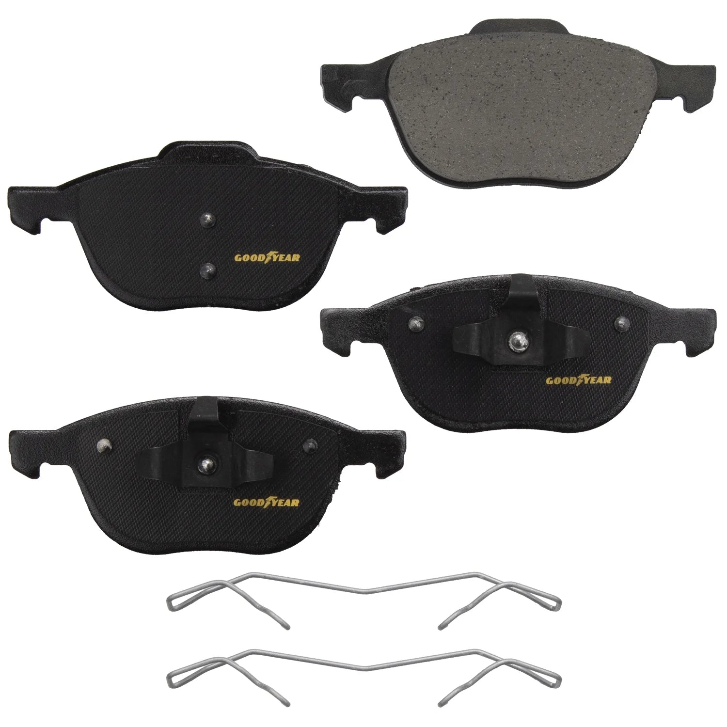 Goodyear Brakes GYD1044 Premium Ceramic Automotive Front Disc Brake Pads Set